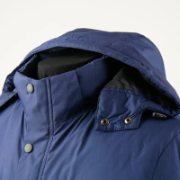 【ROBERTA 諾貝達】簡約時尚 休閒鋪棉夾克外套(藍色)
