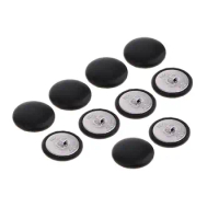 10Pcs Artificial Leather Covered Upholstery Buttons Sewing Crafts 25mm Round