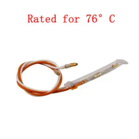 Thermal Fuse Defrost Sensor for panasonic Toshiba Fridge Freezers Replacement Defrosting Temperature Fuse Rated for 76°C Parts