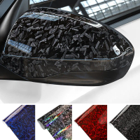 Phim phủ ô tô bằng sợi carbon, Bóng, Bọc Vinyl Sợi Carbon rèn, Có sẵn trong 50 / 100 / 150cm, Phụ ki