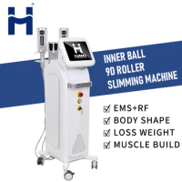 2023 Huamei Inner Ball Roller Body Shaping Slimming Lymphatic Drainage Spheres 9D Roller Massager Machine