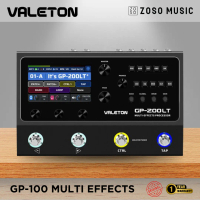 Valeton GP-200LT Multi Effects Processor For Electric Guitar And Bass Pedal - Lite