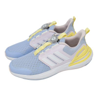 adidas 愛迪達 慢跑鞋 Rapidasport Boa K 大童 女鞋 藍 黃 旋鈕 避震 運動鞋  IF8543