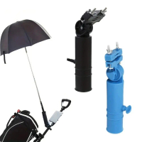 Giá đỡ ô Có thể điều chỉnh Giá đỡ ô Xe đẩy gậy Golf Nhựa Kẹp Đế ô Xe đẩy Golf Đen/Xanh dương Bền Tay