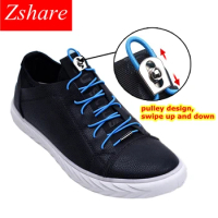 1Pair Elastic No Tie Shoe Laces Metal Buckle Round Shoelaces Kids Adult Quick Lazy Sneakers Shoelace Shoe Laces Shoestrings