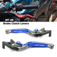 For YAMAHA MT-09 MT 09 MT09 2014 2015 2016 2017 2018 Motorcycle Folding Extendable Brake Clutch Levers