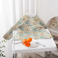 防水長袖嬰兒圍兜（ef615）