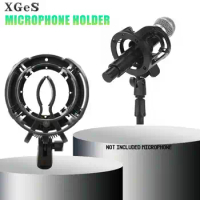 Universal Professional Condenser Microphone Shock Mount Holder Studio Recording Bracket For Black Large Mic Clip