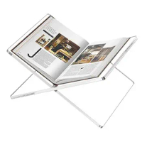 Book Holder Stand Functional Clear Extra Thick Acrylic Book Display Stand Display Stand Acrylic Book Holder Bibles Recipes