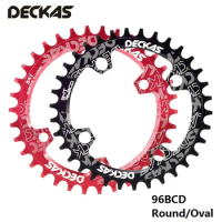 Deckas 96BCD Round / Oval Narrow Wide Chainring 32T 34T 36T 38T Mountain Bike Chainring for SHIMANO XT SLX M7000/M8000/M9000