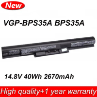 New VGP-BPS35A 14.8V 2670mAh 40Wh BPS35A Laptop Battery For SONY VAIO Fit 14E 15E Series SVF1521A2E SVF15217SC SVF14215SC