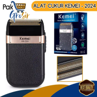 TERLARIS KEMEI KM 2024 SHAVING ALAT CUKUR JENGGOT KUMIS SHAVER BARBERSHOP