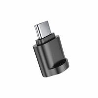 【魔宙】適用iPhone/iPad Type-C TF記憶卡OTG轉接器 灰色
