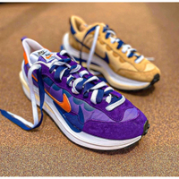 免運 正品 Sacai x Nike VaporWaffle 卡其棕 紫色 解構 DD1875-200/500