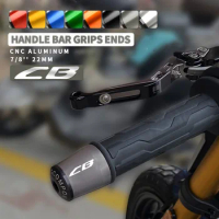 7/8" Handlebar Grips Bar End Plug Caps for Honda CB400 CB250 CB600 CBR900 CBR400RR NC23 CBR900RR CBR600 f2 f3 Hornet RVF400