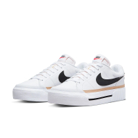 【NIKE 耐吉】運動鞋 女鞋 休閒鞋 厚底 WMNS COURT LEGACY LIFT 白 DM7590-100