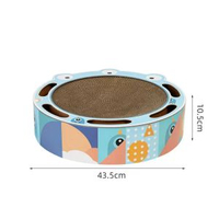 貓抓板三眼怪碗型貓抓板貓屋一體圓形不掉屑耐抓寵物用品工廠
