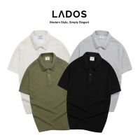 Áo Polo Dệt Kim Nam Basic LADOS - 9205 chất vải dệt kim WAFFLE Cao Cấp Kiểu Dáng Sang Trọng Thanh lị
