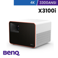 BenQ X3100i 4K HDR 旗艦遊戲投影機 低延遲三坪機 (3300 ANSI 流明)
