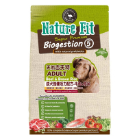 澳洲Nature Fit天然吉夫特-成犬強健活力配方-牛肉+糙米 1.5kg x 2入組(購買第二件贈送寵物零食x1包)