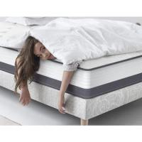 ueen Mattresses, 10 Inch Queen Size Hybrid Mattress, Bed in A Box, Individual Pocket Springs with Memory Foam Laye