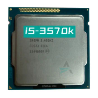 Core i5 3570K 3.4GHz 6MB 5.0GT/s SR0PM LGA 1155 77W CPU I5-3570k Free Shipping