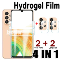 4in1 Screen Protector For Samsung Galaxy A33 A32 A52 A52s 4G 5G Hydrogel Film For SamsungA52s Galaxi A 53 33 52s 32 5 G Cam Lens