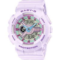 CASIO 卡西歐 BABY-G 粉紫色 柔和色調手錶 送禮首選 BA-110XPM-6A
