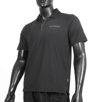 adidas 愛迪達 Basic Polo 男 POLO衫 短袖 上衣 戶外 運動 訓練 休閒 吸濕排汗 黑(IS0300)