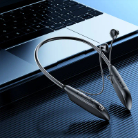 M518P Bluetooth Earphones Neckband Style Dual Battery Long Standby Neck Hanging Semi In-Ear Card Slo