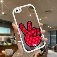 เคส VIVO Y66 ลายป้ายสันติภาพ เคสหลัง พื้นผิวกระจก กันกระแทก เคสป้องกันกล้อง