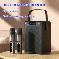 30W High-power Outdoor Portable Wireless Bluetooth Speaker Hidden Microphone Home Karaoke Sound Box Stereo Overweight Subwoofer