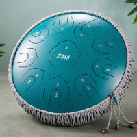 Steel Tongue Drum 14 Inch 19 Notes C Key 12 Inch 17 Tone C Key Hand Drum Ethereal Drum Music Drum Percussion instrument