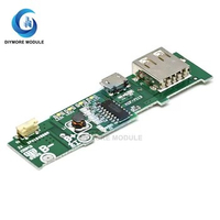 USB 5V 1A Power Bank Charger Module Step Up Circuit PCB Board For 18650 Lithium Battery Mobile Phone Charging