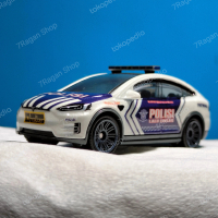 diecast matchbox Tesla custom mobil polisi patwal miniatur