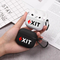 Exit Sign Unique Design Airpod Case Cool Earphone Cover for AirPods 2 3 Pro 2nd Generation Case Birthday Gift for Girlfriend Boy