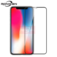 For iPhone X XS glass Screen RONICAN original altra thin anti knock for iphone XR film cover screen for iphone XS MAX glass film