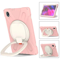 Rotary Stand Protective Case for Lenovo Tab M10 FHD Plus TB-X606X X606F 10.3" Drop Resistance Cover Holder with Handle