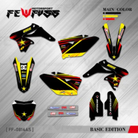 FEWFUSS Full Graphics Decals Stickers Motorcycle Background For SUZUKI RMZ250 RMZ 250 2010 2011 2012 2013 2014 2015 2016-2018