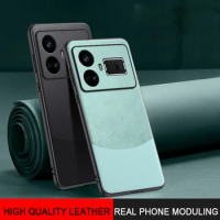 For Realme GT5 Чехол для Case Cover Coque Funda Shockproof Luxury Leather Case For Realme GT5