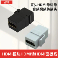 2025 Straight HDMI Female to Female Audio Video Adapter HDMI Module HDMI to HDMI Panel Cable