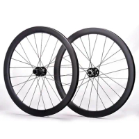 carbon fiber RUJIXU 700C deep 38/46/50 /60mm road wheel road disc brake wheel hub bicycle wheelset clincher/Tubeless