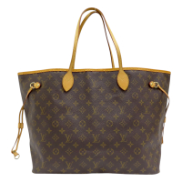 LOUIS VUITTON LV 路易威登 棕色 原花 帆布 Neverfull GM 托特包 M40157 【二手名牌BRAND OFF】
