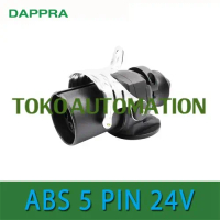 24V 5Pin 5 Pin Trailer Plug Socket ABS EBS Type for Car Semi Trailer Truck Caravan SX59