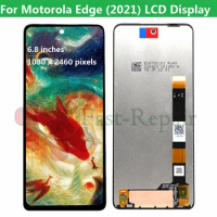 6.8" For Motorola Edge (2021) LCD Display Touch Panel Screen Digitizer Assembly Replacement Tela For MOTO Edge 2021 display
