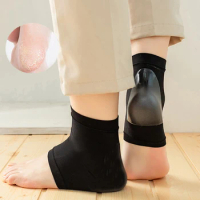 1 Pair Silicon Socks Heel Protector Sleeve Heel Spur Pads Relief Plantar Feet Care Skin Repair Anti-crack Pad Half yard Socks
