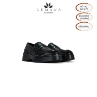 The Breakthrough Chunky PENNY LOAFER Lemans - BST độc quyền, đế cao 6cm Full cao su nguyên khối Da b