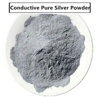 High Purity Ultrafine Silver Powder Flake Spherical Micron Nano Silver Powder Conductive Silver Powder