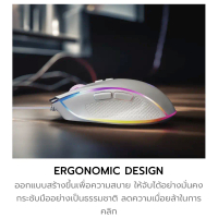 GAMING NUBWO NM102M RGB LIGHTING ERGONOMIC DESIGN  Gaming Macro Mouse เมาส์ มาโคร เกมมิ่ง NM-102 M
