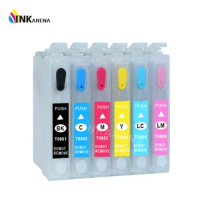 T0801 Refillable ink Cartridges for Epson RX560 R285 RX585 PX720wd PX820 P50 PX660 PX700W PX701W PX720 PX730 PX800 Printer Ink